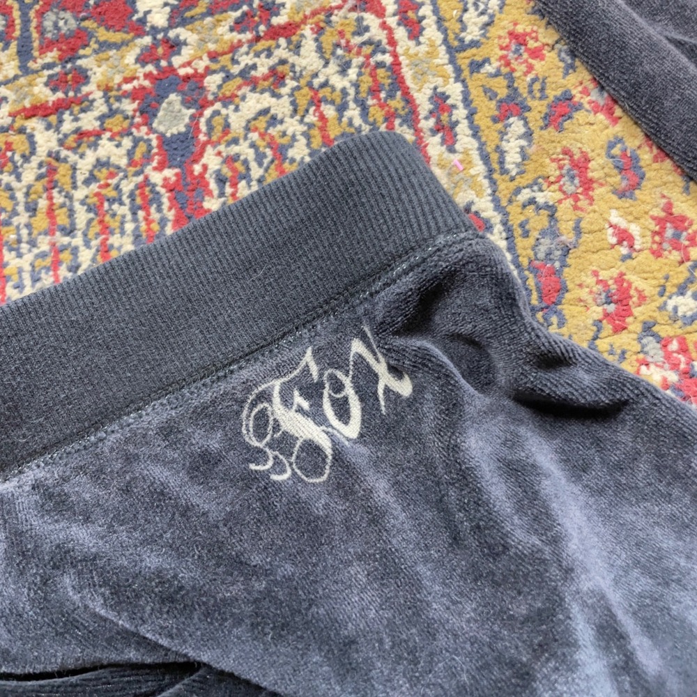 Fox Racing Velour Jogger Sweatpants and hoodie set Charcoal Gray Size L - Picture 3 of 8